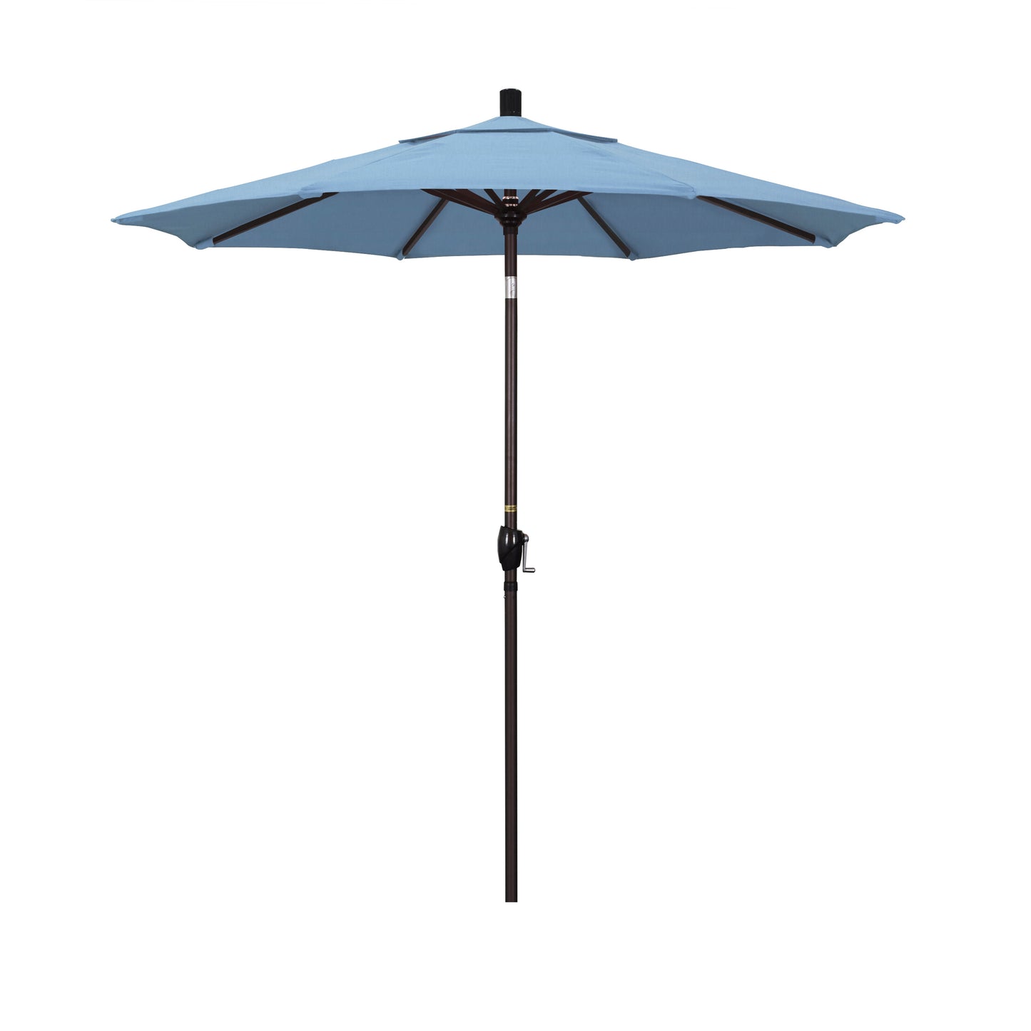 CasaFoyer 7ft California Umbrella - Classic Market Style, Aluminum Frame, Crank-to-Open, Push-to-Tilt, Durable Design, Easy Sun Adjustment