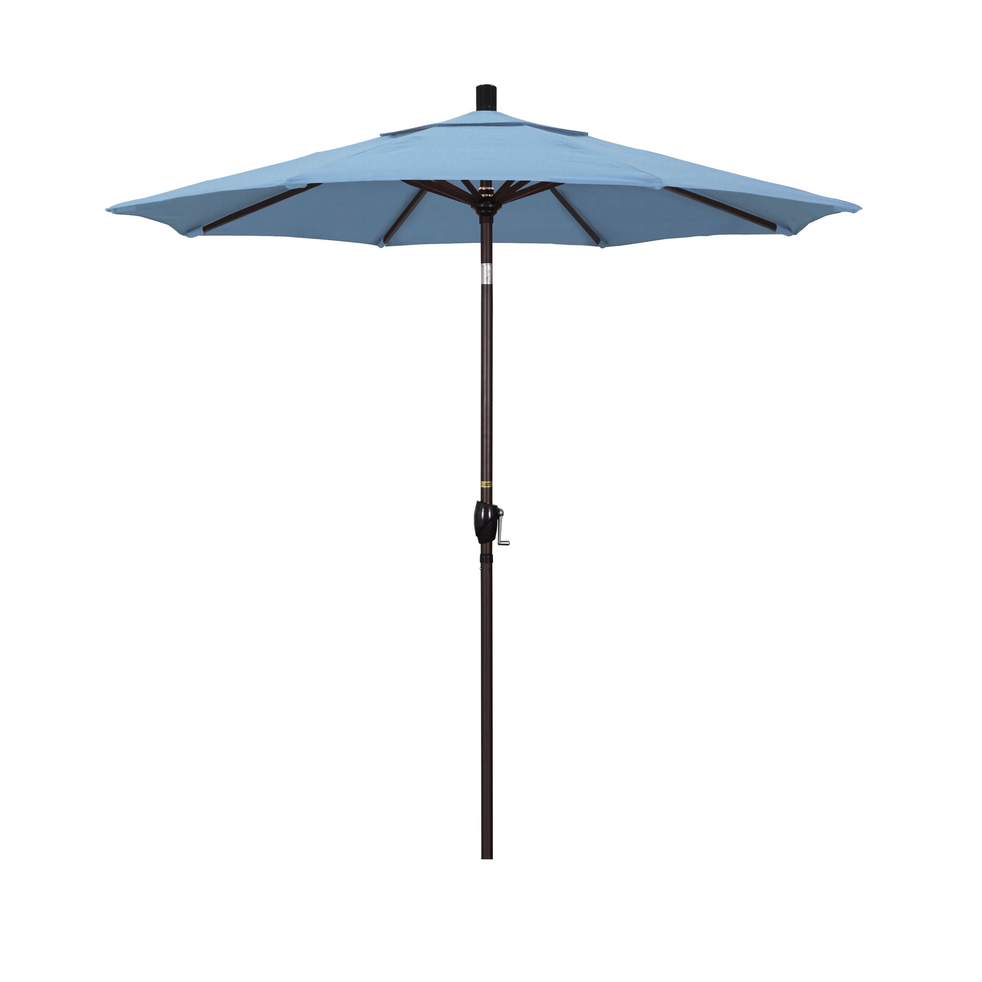CasaFoyer 7ft California Umbrella - Classic Market Style, Aluminum Frame, Crank-to-Open, Push-to-Tilt, Durable Design, Easy Sun Adjustment