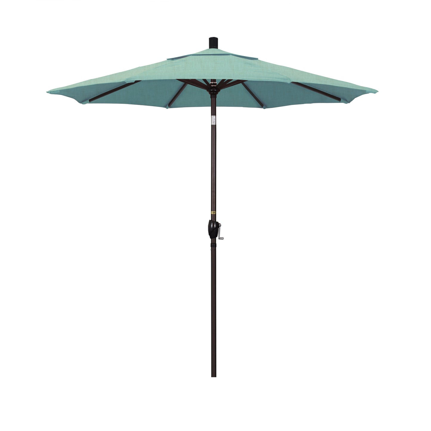 CasaFoyer 7ft California Umbrella - Classic Market Style, Aluminum Frame, Crank-to-Open & Push-to-Tilt Design, Durable & Functional