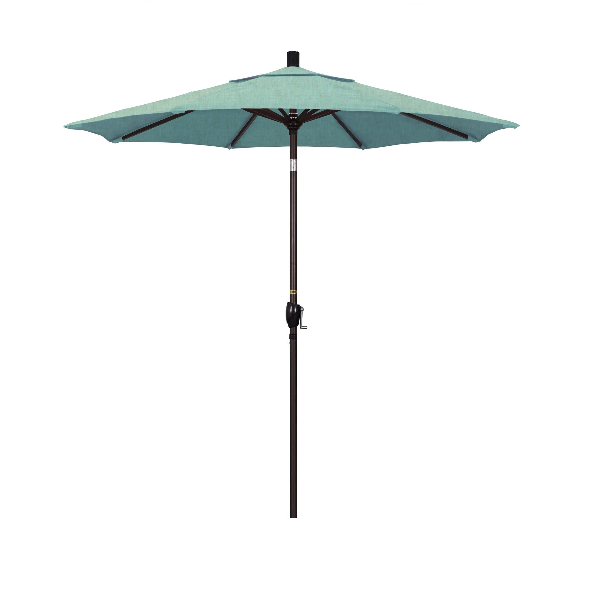 CasaFoyer 7ft California Umbrella - Classic Market Style, Aluminum Frame, Crank-to-Open & Push-to-Tilt Design, Durable & Functional