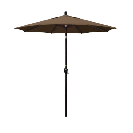 CasaFoyer 7ft California Umbrella - Classic Market Style with Crank-to-Open & Push-to-Tilt Design, Aluminum Frame, Durable & Functional