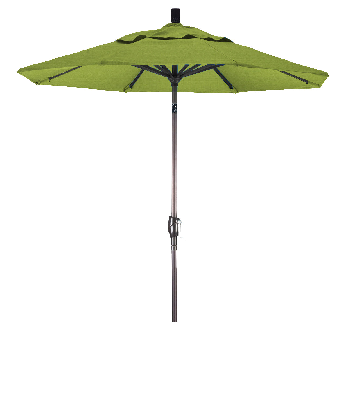 CasaFoyer 7ft California Umbrella - Classic Market Style with Crank-to-Open & Push-to-Tilt Design, Aluminum Frame, Easy Shade Adjustment
