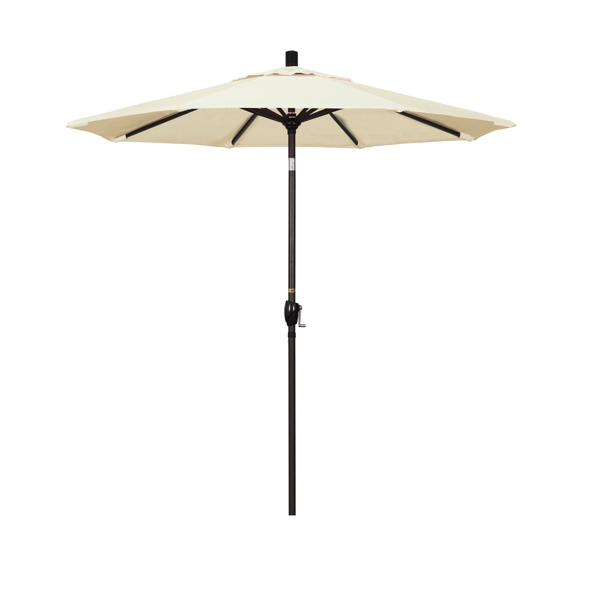 CasaFoyer 7ft California Umbrella - Classic Market Style with Crank-to-Open & Push-to-Tilt Design, Aluminum Frame, Durable & User-Friendly