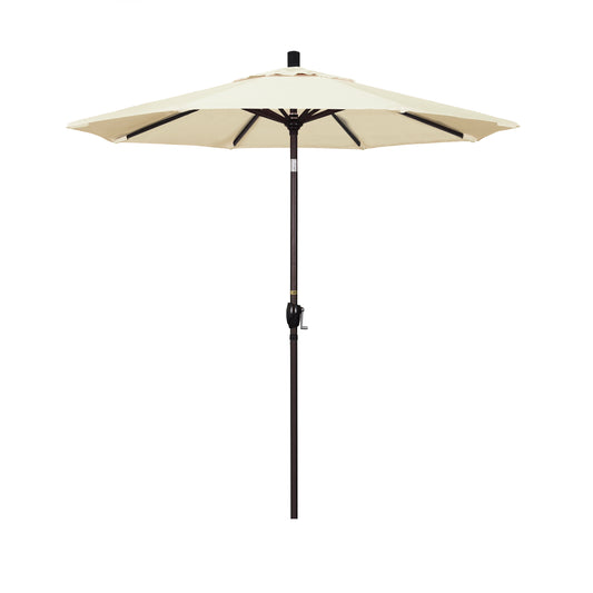 CasaFoyer 7ft California Umbrella - Classic Market Style with Crank-to-Open & Push-to-Tilt Design, Aluminum Frame, Durable & User-Friendly