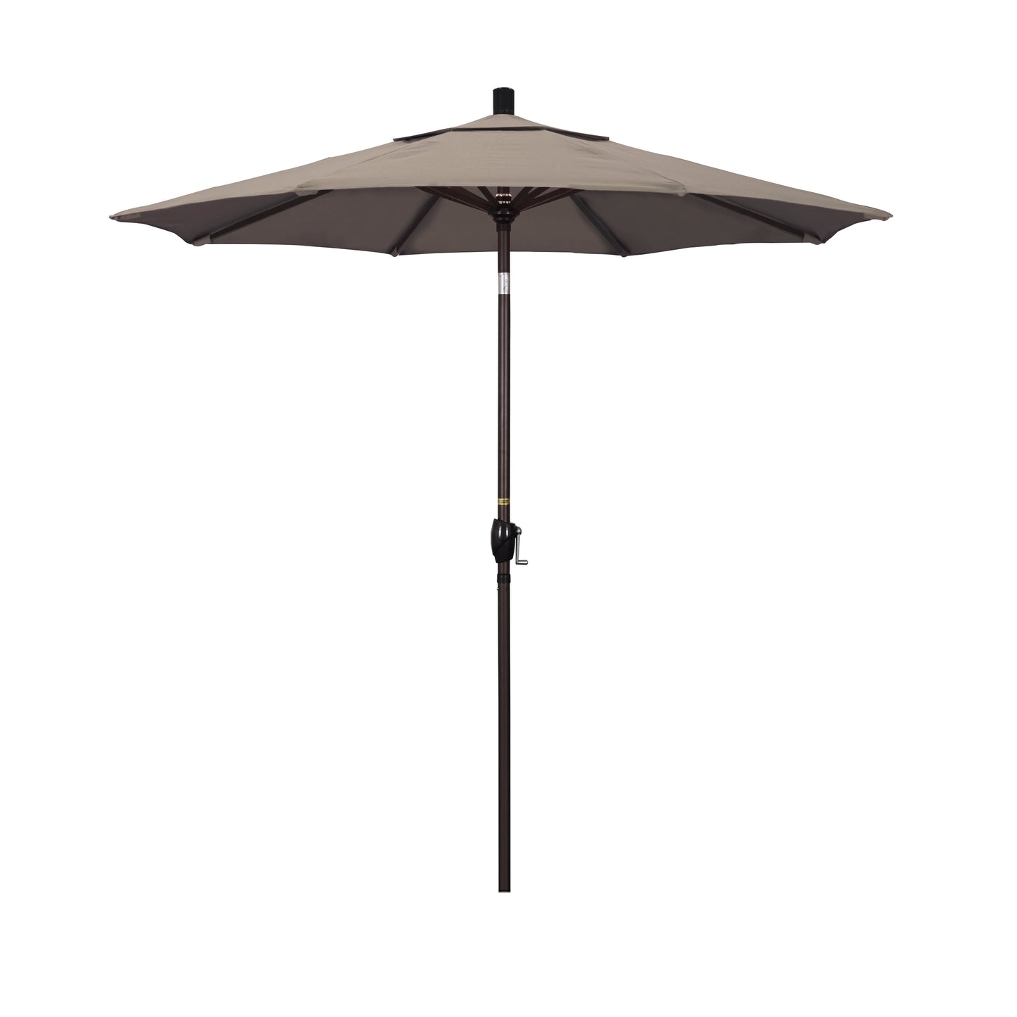 CasaFoyer 7ft California Umbrella - Stylish, Space-Saving Design with Crank-to-Open & Push-to-Tilt Mechanism, Durable Aluminum Frame