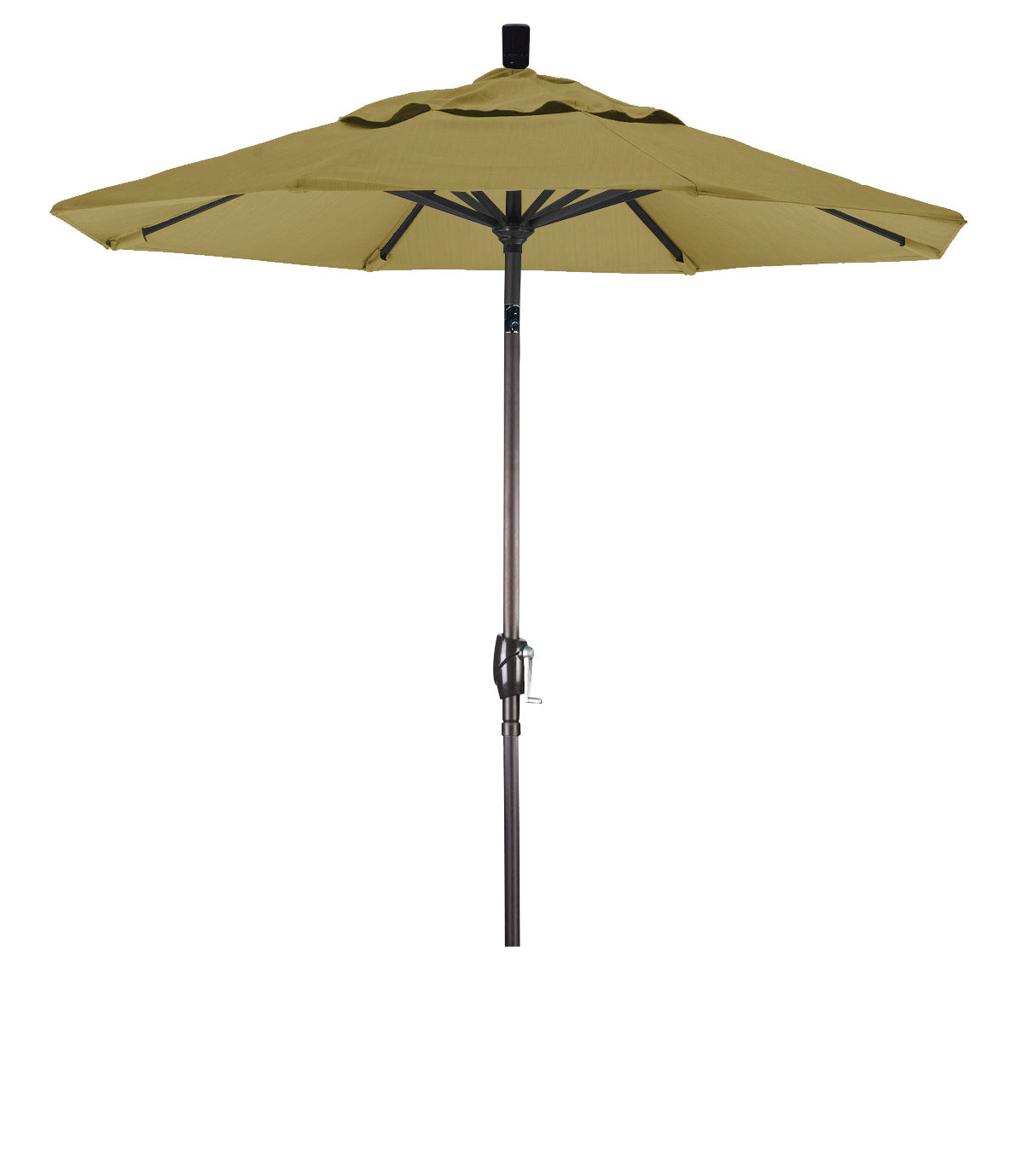 CasaFoyer 7ft California Umbrella - Stylish Market Design, Crank-to-Open, Push-to-Tilt, Durable Aluminum Frame