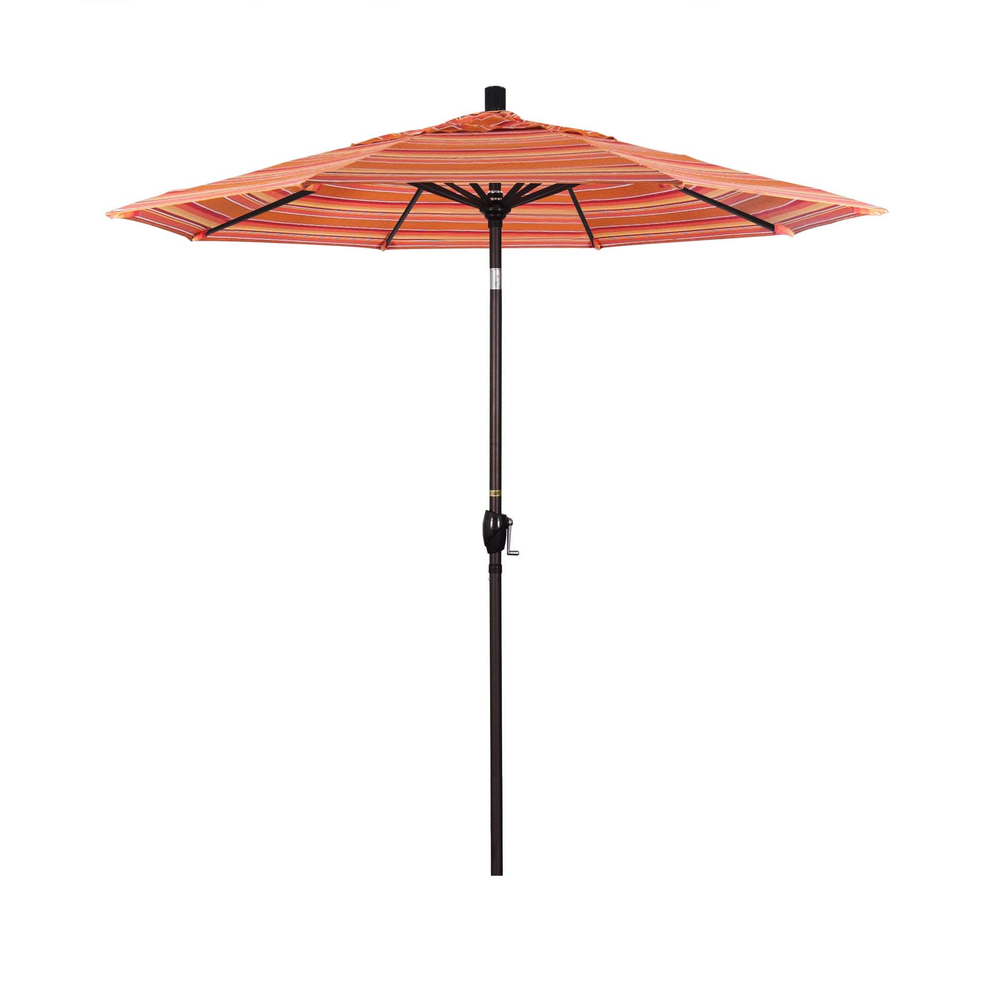 CasaFoyer 7ft California Umbrella Market Style - Aluminum Frame, Crank-to-Open, Push-to-Tilt Design - Easy Sun Adjustment - Durable & Spacious