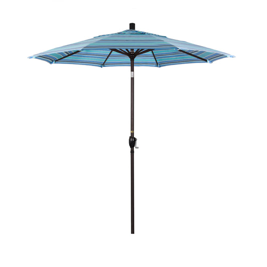 CasaFoyer 7ft California Umbrella - Aluminum Frame, Crank-to-Open, Push-to-Tilt, Durable & Stylish - Perfect for Residential Spaces