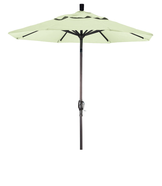 CasaFoyer 7ft California Umbrella - Classic Market Style with Crank-to-Open & Push-to-Tilt Mechanism, Durable Aluminum Frame, Optimal Shade