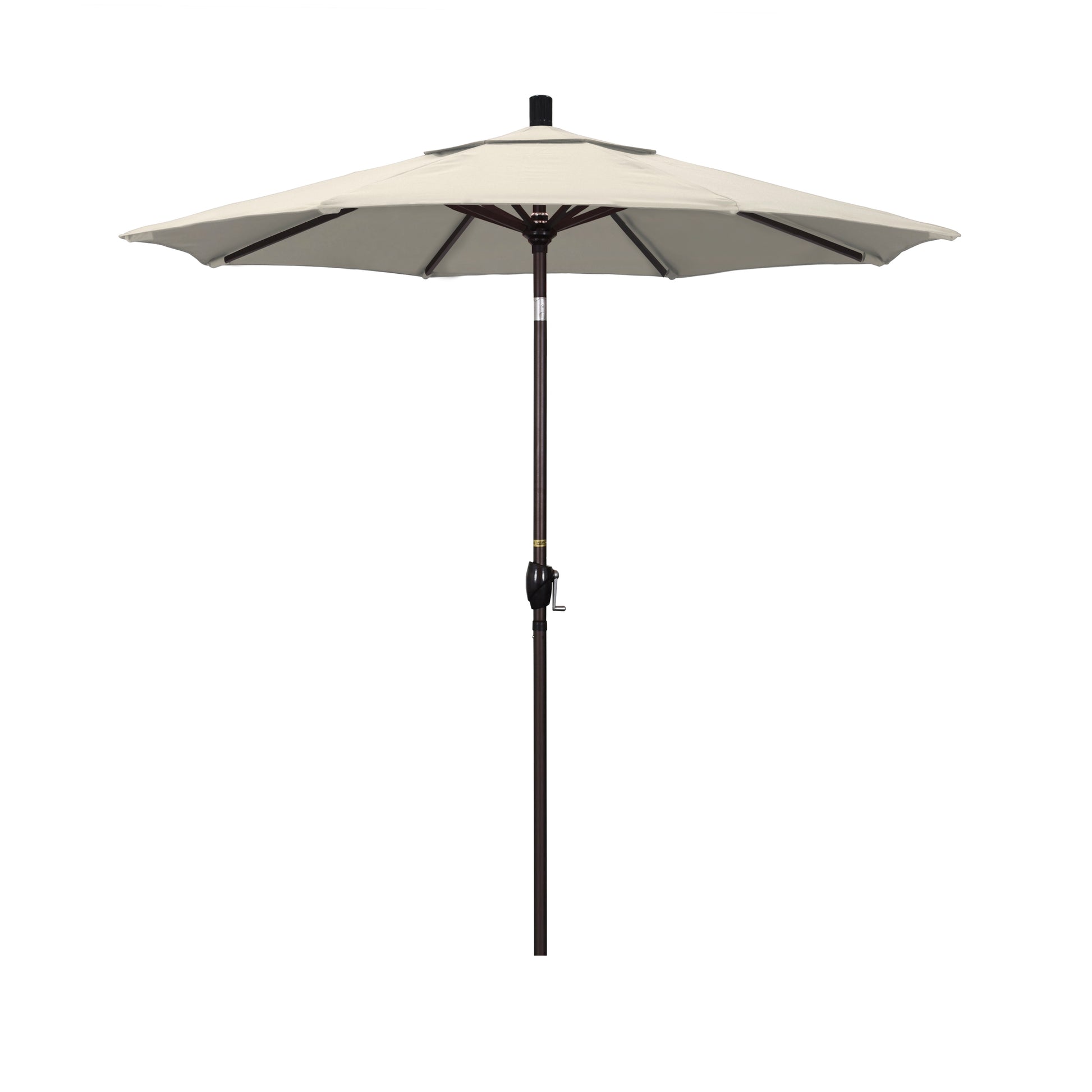 CasaFoyer 7ft California Umbrella - Classic Market Style, Aluminum Frame, Crank-to-Open, Push-to-Tilt, Durable Design, Easy Sun Adjustment