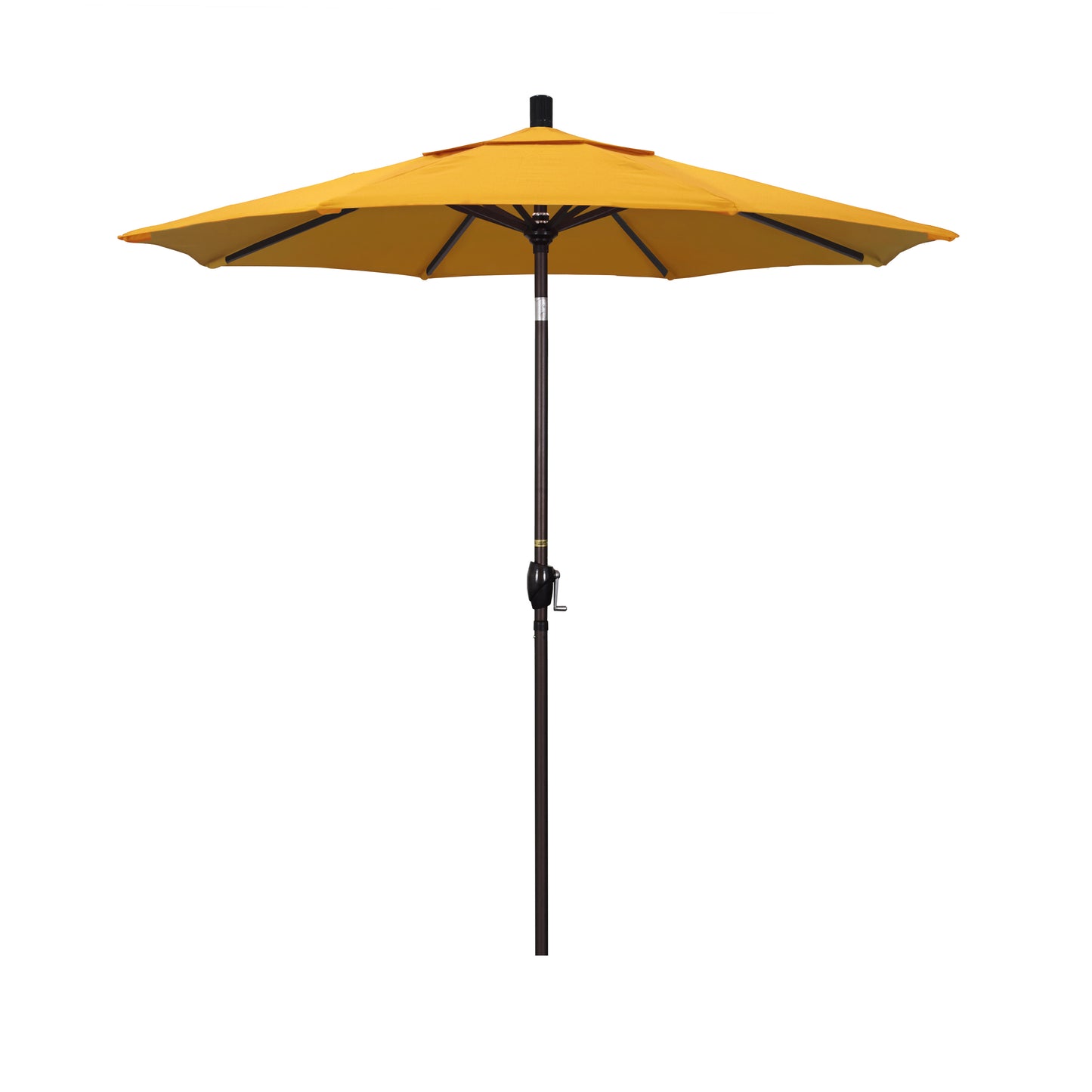 CasaFoyer 7ft California Umbrella - Classic Market Style with Crank-to-Open & Push-to-Tilt Design. Durable Aluminum Frame. Perfect Blend of Functionality & Style.
