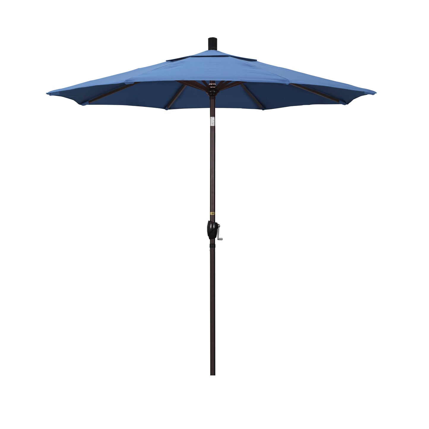 CasaFoyer 7ft California Umbrella - Market Style, Aluminum Frame, Crank-to-Open, Push-to-Tilt, Easy Sun Adjustment, Durable Design