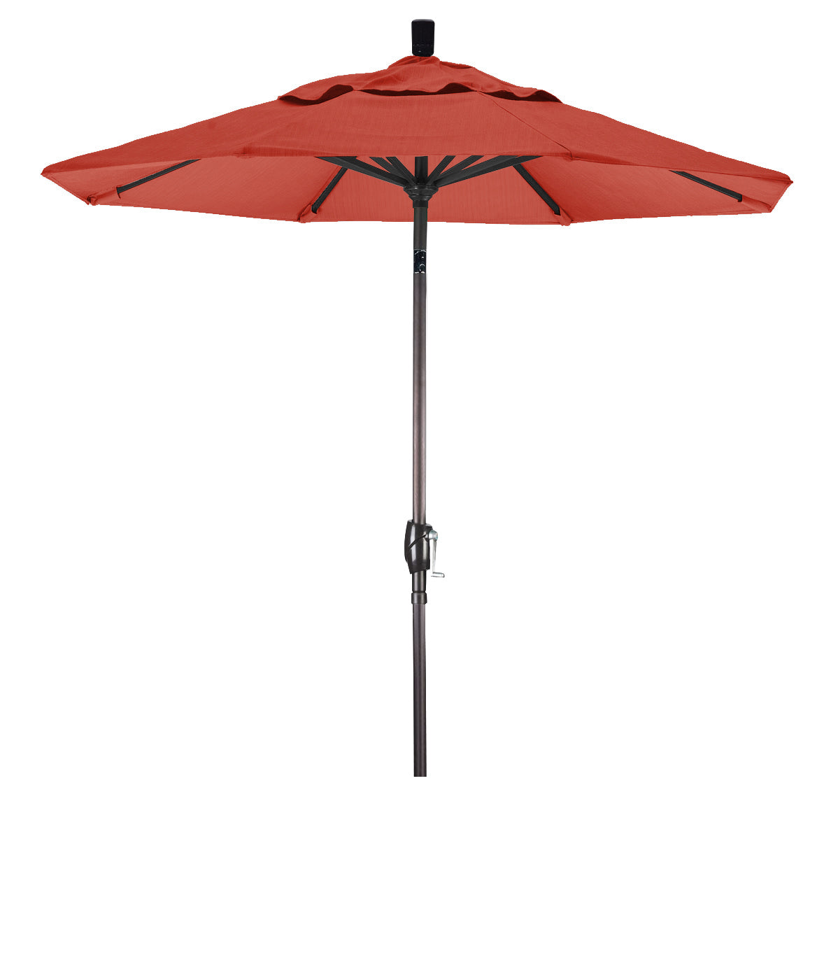 CasaFoyer California Umbrella 7ft Market Style Patio Umbrella | Crank-to-Open | Push-to-Tilt | Easy Shade Adjustment | Residential Owners