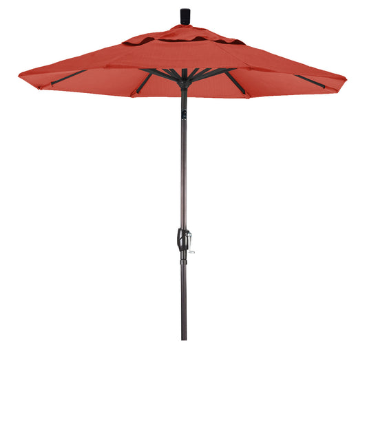 CasaFoyer California Umbrella 7ft Market Style Patio Umbrella | Crank-to-Open | Push-to-Tilt | Easy Shade Adjustment | Residential Owners