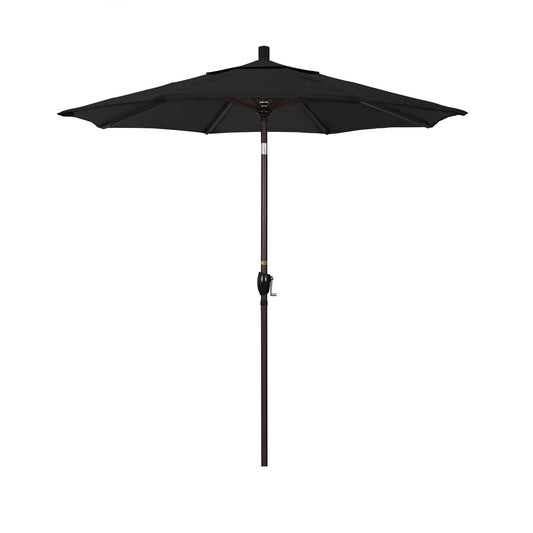 CasaFoyer 7ft California Umbrella - Stylish, Space-Saving Design with Crank & Push-Button Tilt. Easy to Use & Durable. Enjoy the Sun's Rays Effortlessly.