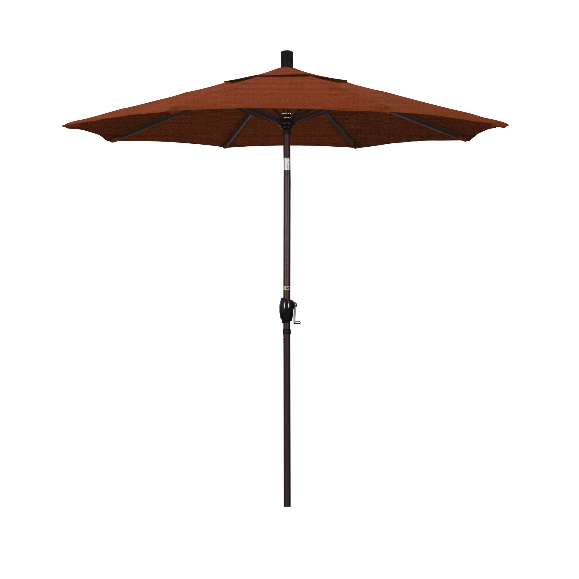 CasaFoyer 7ft California Umbrella - Market Style, Aluminum Frame, Crank-to-Open, Push-to-Tilt, Easy Sun Adjustment