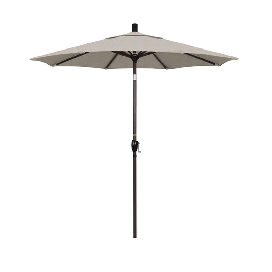 CasaFoyer 7ft California Umbrella - Classic Market Style, Aluminum Frame, Crank-to-Open & Push-to-Tilt Design, Optimal Shade & Durability