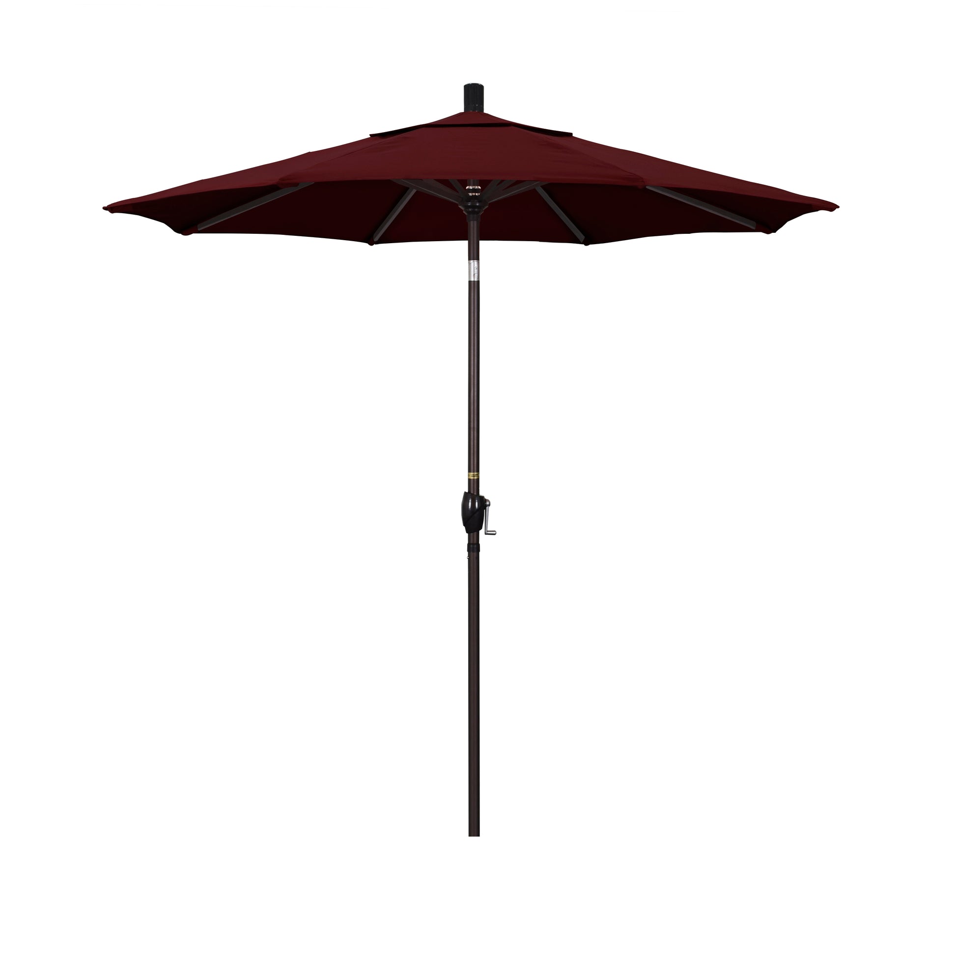 CasaFoyer 7ft California Umbrella - Aluminum Frame, Crank-to-Open, Push-to-Tilt Design - Optimal Shade with Easy Operation - Residential Choice