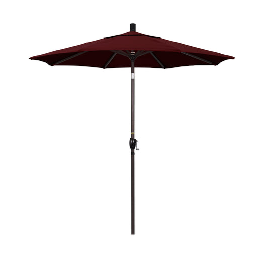 CasaFoyer 7ft California Umbrella - Aluminum Frame, Crank-to-Open, Push-to-Tilt Design - Optimal Shade with Easy Operation - Residential Choice