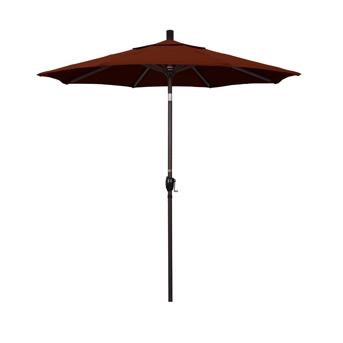 CasaFoyer 7ft California Umbrella Market Style - Aluminum Frame, Crank-to-Open, Push-to-Tilt Design, Easy Sun Adjustment