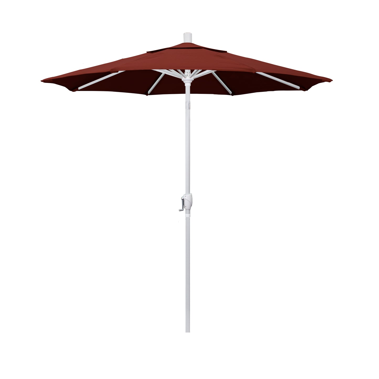 CasaFoyer 7ft California Umbrella - Aluminum Frame, Crank-to-Open, Push-to-Tilt - Optimal Shade with Easy Operation - Residential Choice