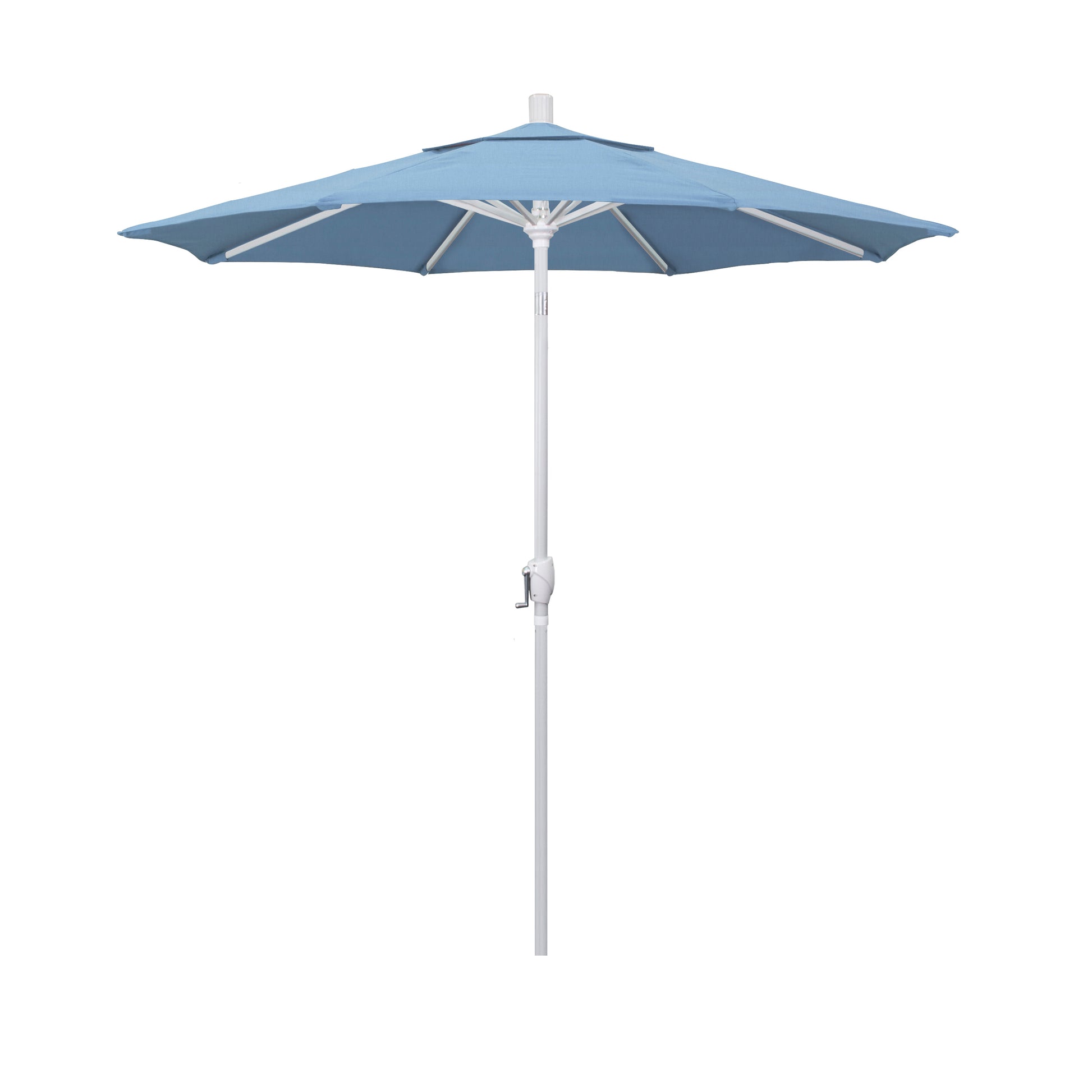 CasaFoyer 7ft California Umbrella Market Style - Aluminum Frame, Crank-to-Open, Push-to-Tilt Design, Durable & User-Friendly, Easy Sun Adjustment