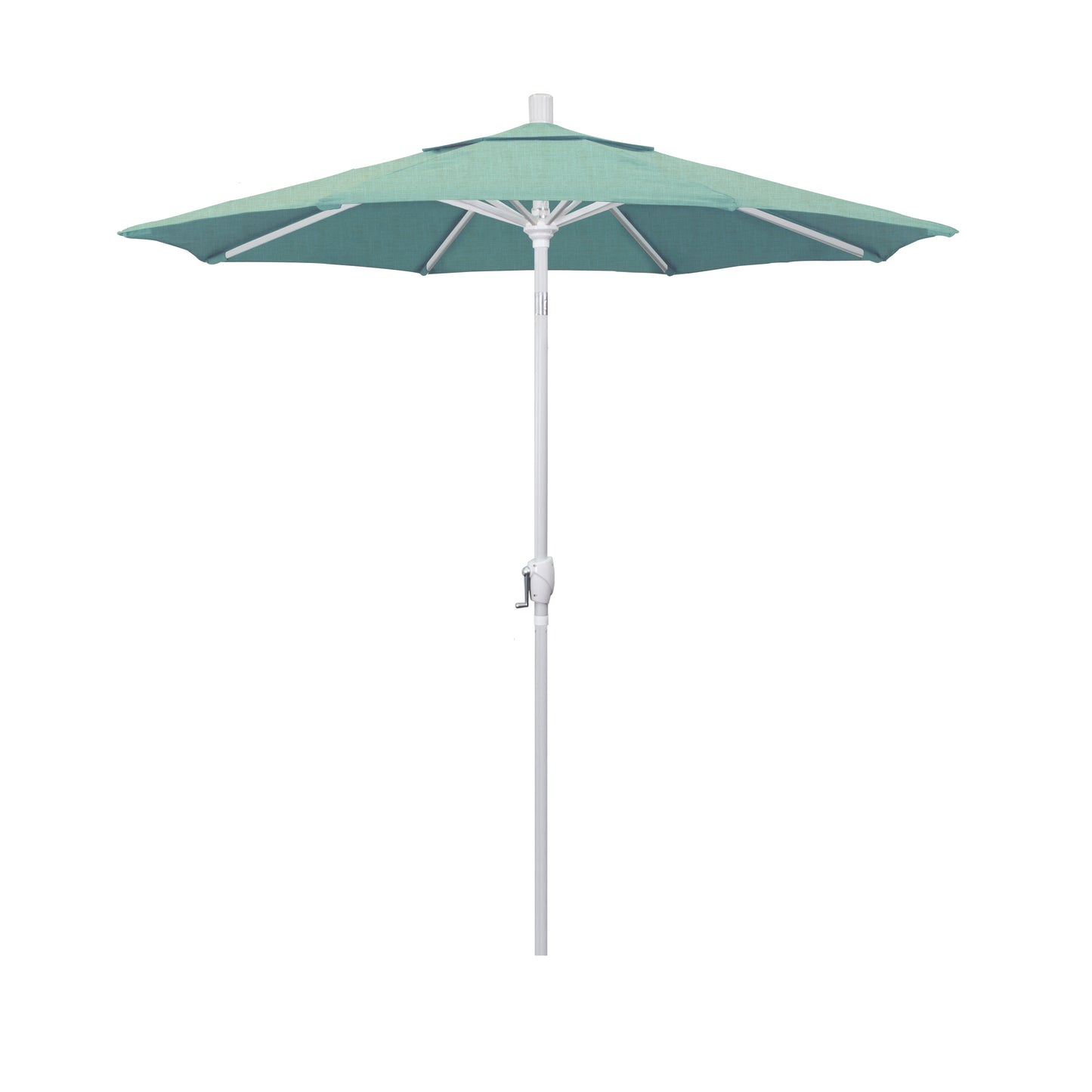 CasaFoyer 7ft California Umbrella Market Style - Aluminum Frame, Crank-to-Open, Push-to-Tilt Design - Easy to Use and Durable - Ideal for Residential Use