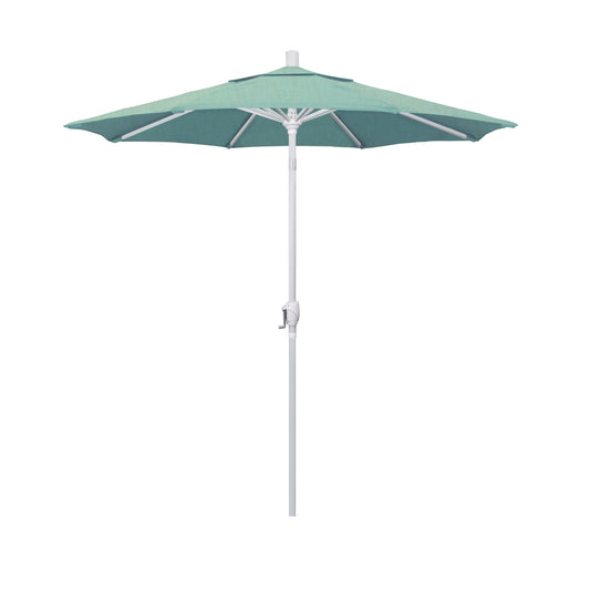 CasaFoyer 7ft California Umbrella Market Style - Aluminum Frame, Crank-to-Open, Push-to-Tilt Design - Easy to Use and Durable - Ideal for Residential Use