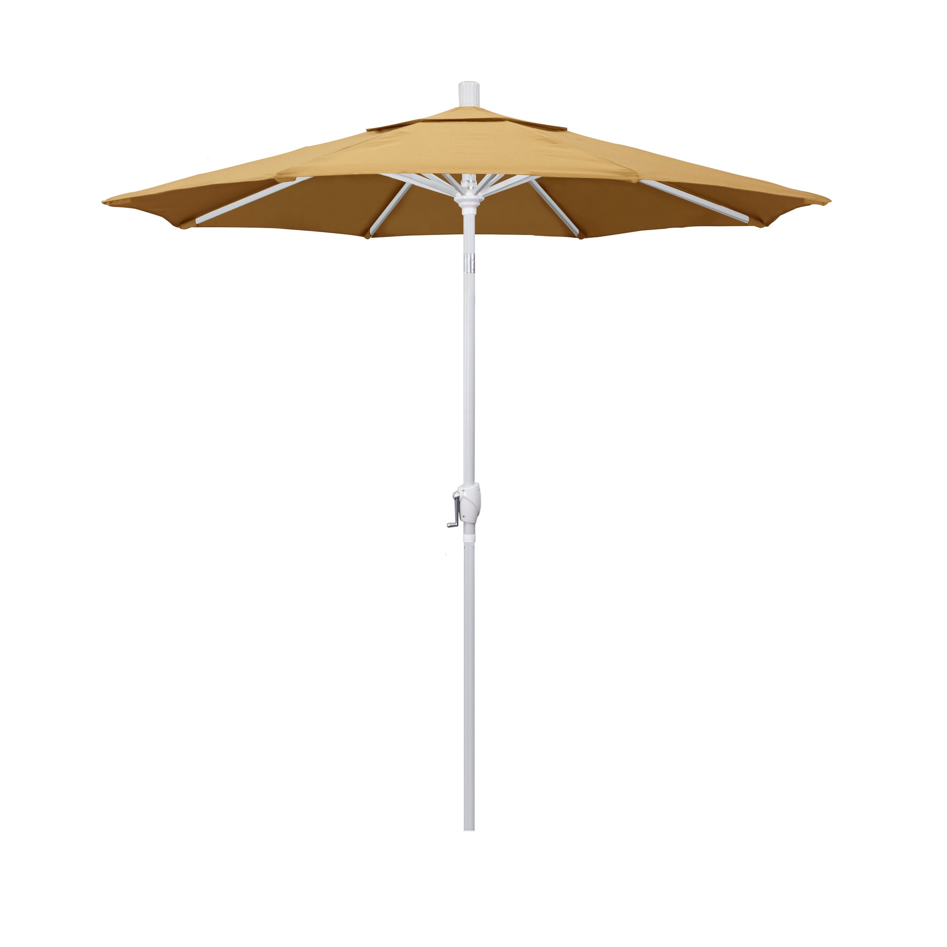 CasaFoyer 7ft California Umbrella - Stylish Market Design, Aluminum Frame, Crank-to-Open, Push-to-Tilt, Durable & User-Friendly