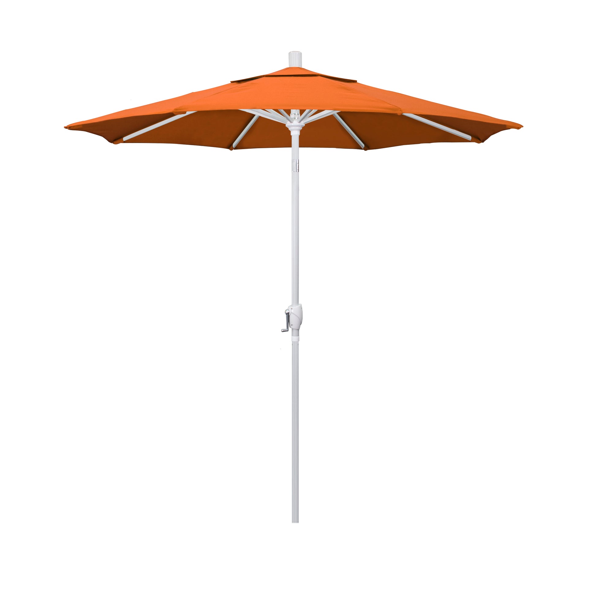 CasaFoyer 7ft California Umbrella - Aluminum Frame, Crank-to-Open, Push-to-Tilt Design - Easy to Use, Durable and Stylish - Perfect for Residential Spaces