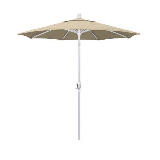 CasaFoyer 7ft California Umbrella - Classic and Elegant Market Style with Crank-to-Open and Push-to-Tilt Design - Durable and User-Friendly - Optimal Shade