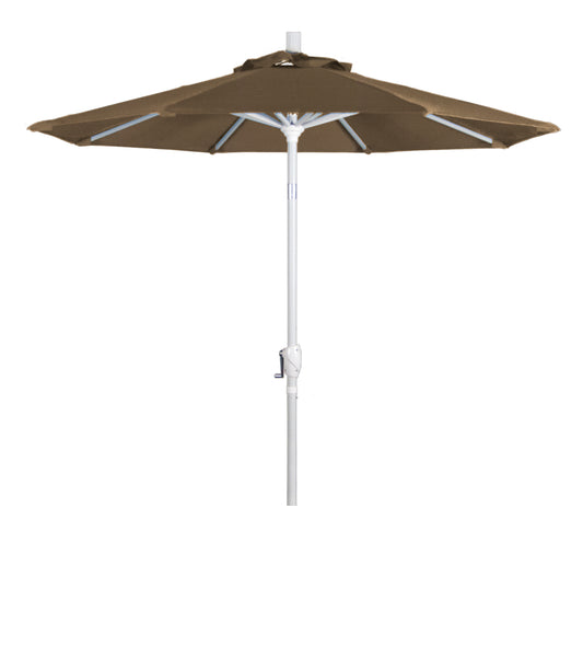 CasaFoyer 7ft California Umbrella Market Style - Aluminum Frame, Crank-to-Open, Push-to-Tilt Design - Easy to Use, Durable - Ideal for Residential Spaces