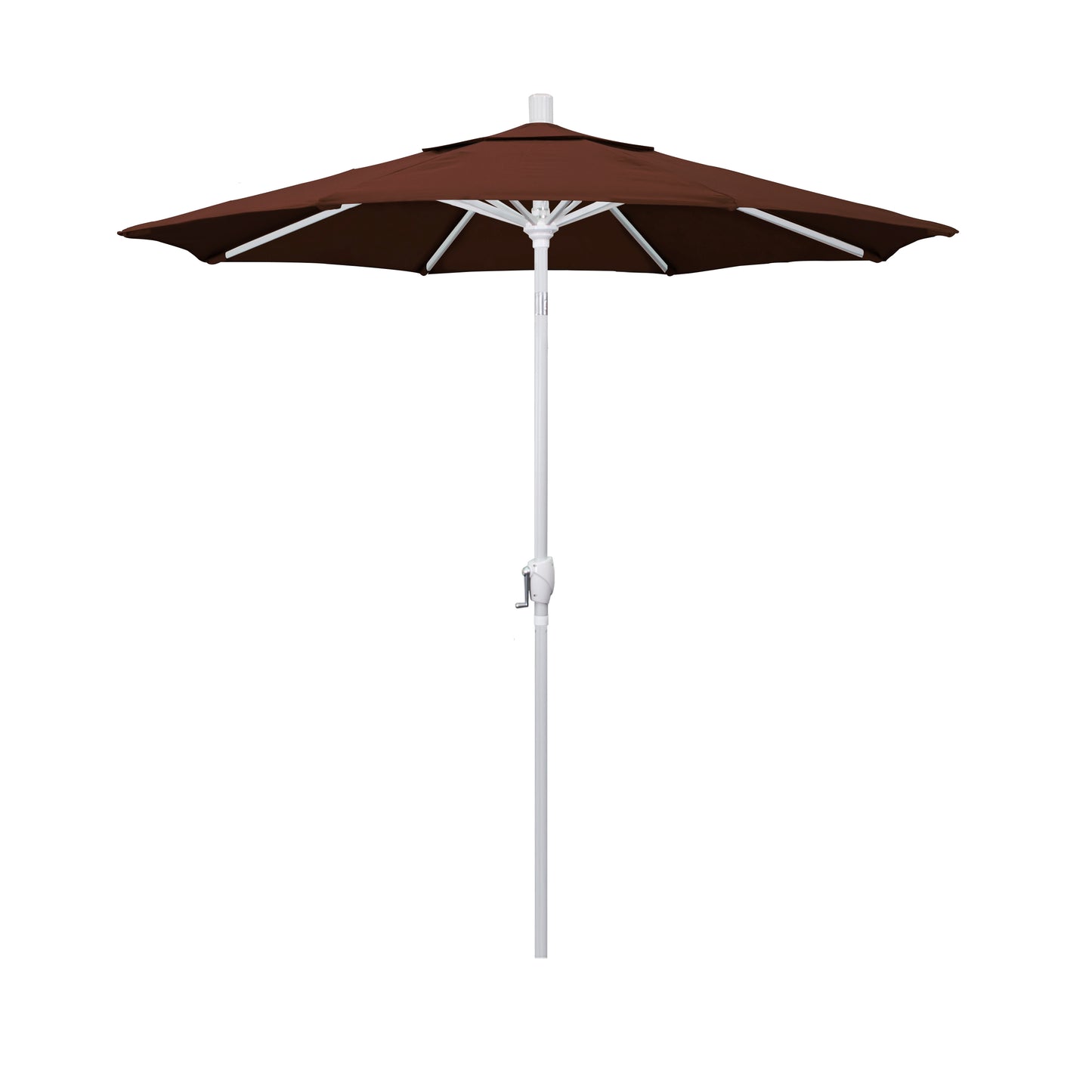 CasaFoyer 7ft California Umbrella - Crank-to-Open, Push-to-Tilt - Aluminum Frame - Easy Sun Adjustment - Durable & Stylish - Ideal for Outdoor Spaces
