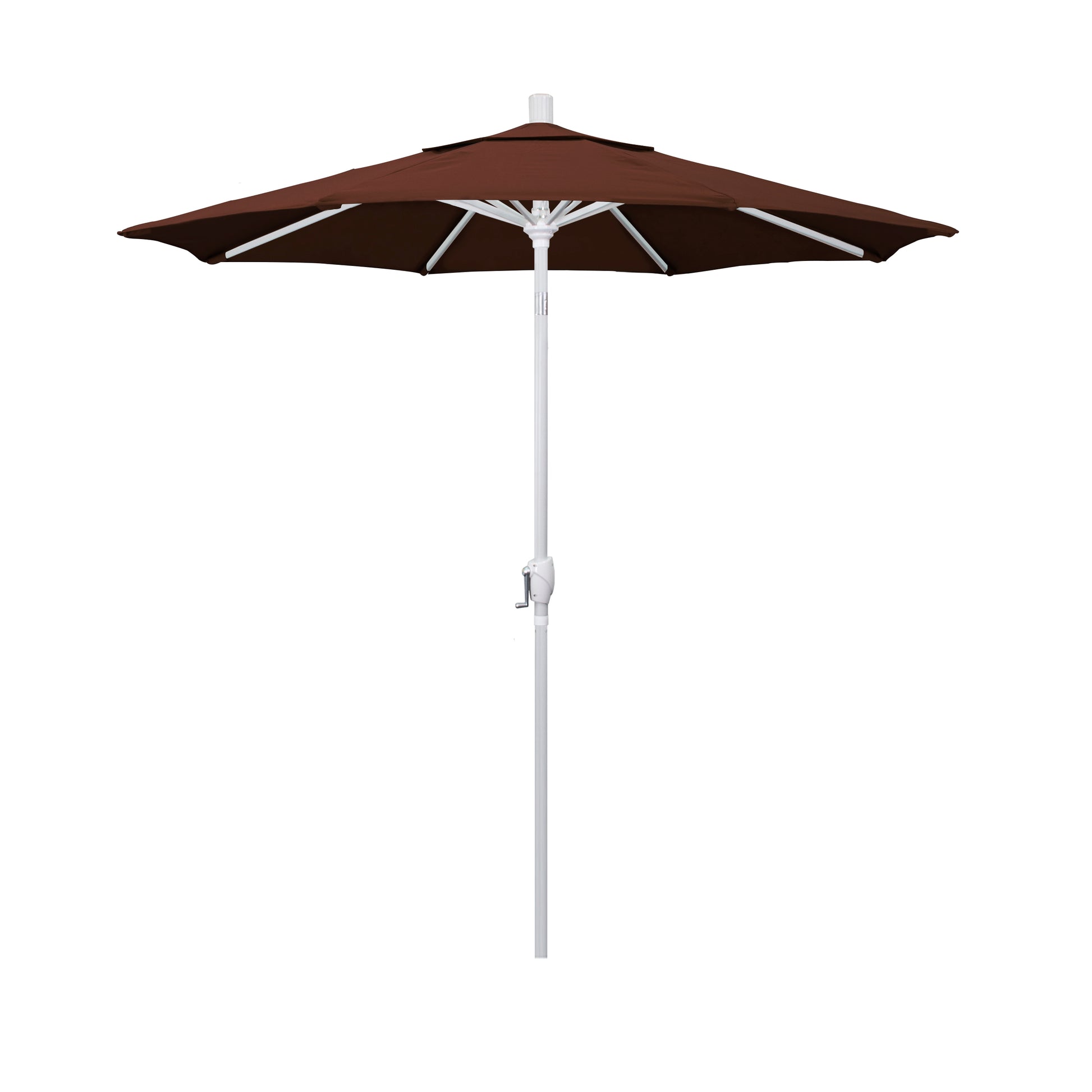 CasaFoyer 7ft California Umbrella - Crank-to-Open, Push-to-Tilt - Aluminum Frame - Easy Sun Adjustment - Durable & Stylish - Ideal for Outdoor Spaces