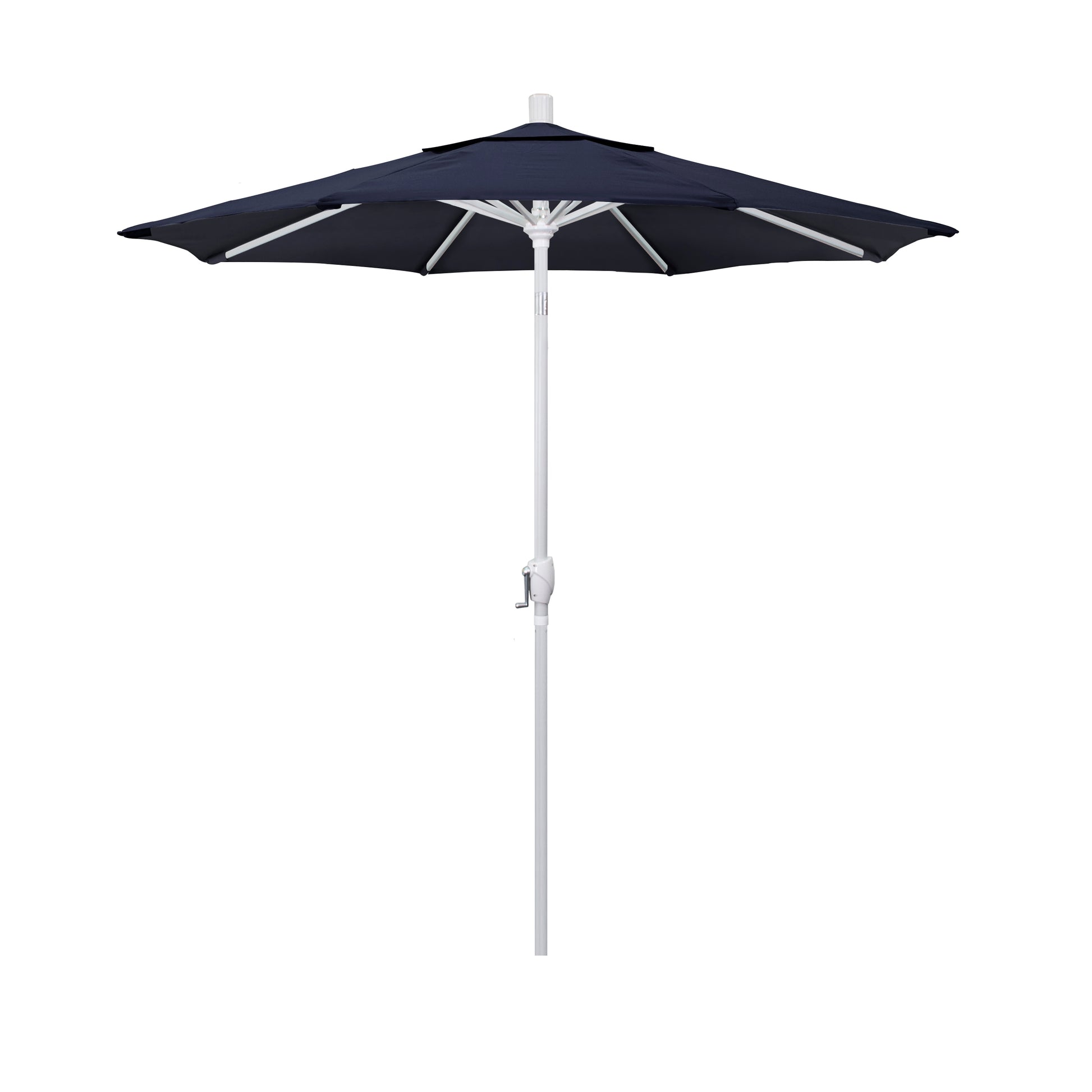 CasaFoyer 7ft California Umbrella - Classic Market Style, Aluminum Frame, Crank-to-Open & Push-to-Tilt Design, Easy Shade Adjustment