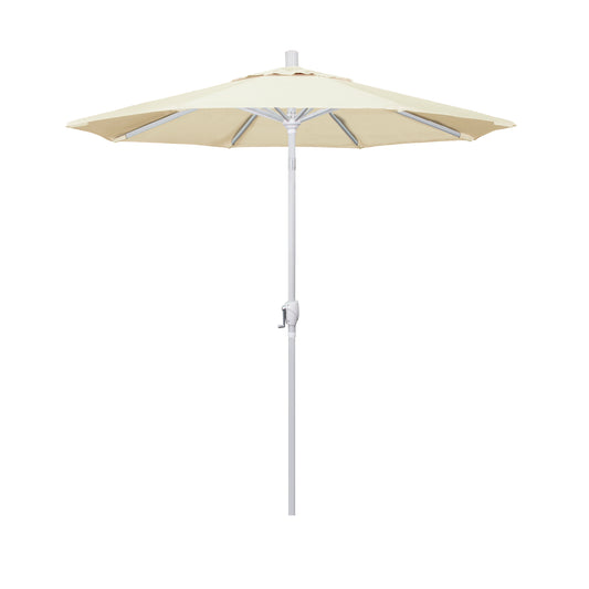 CasaFoyer 7ft California Umbrella - Classic Market Style with Crank-to-Open & Push-to-Tilt Design, Durable Aluminum Frame, Easy Sun Adjustment