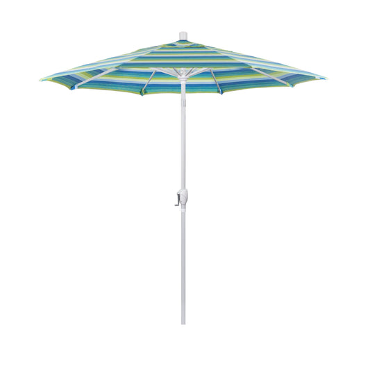 CasaFoyer 7ft California Umbrella Market Style - Aluminum Frame, Crank-to-Open, Push-to-Tilt, Easy Shade Adjustment, Durable Design
