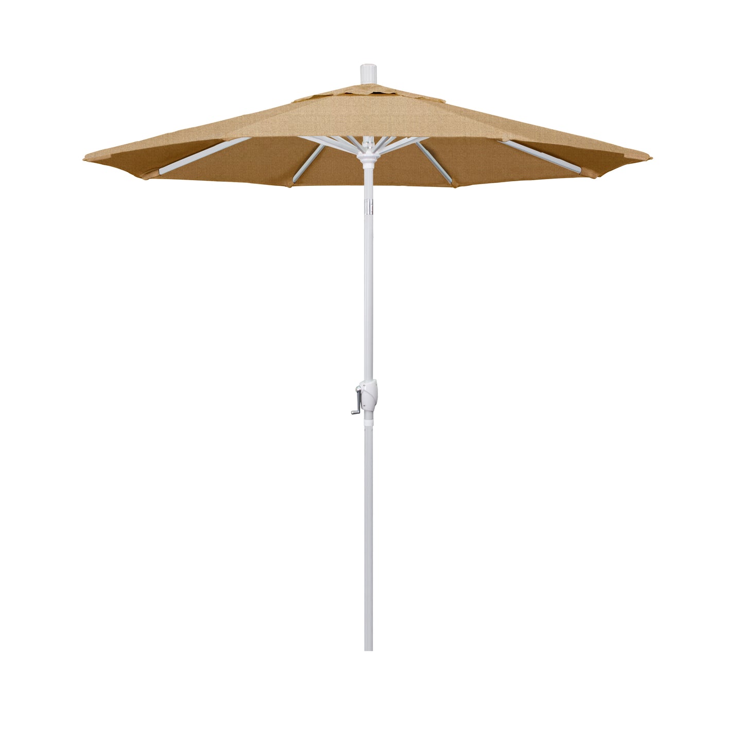 CasaFoyer 7ft California Umbrella Market Style - Aluminum Frame, Crank-to-Open, Push-to-Tilt Design - Easy to Use and Durable - Ideal for Residential Use