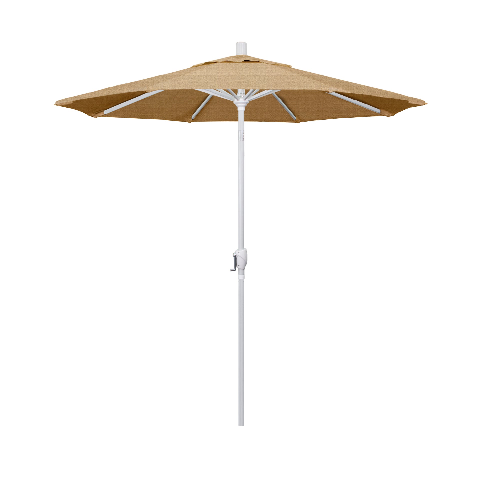 CasaFoyer 7ft California Umbrella Market Style - Aluminum Frame, Crank-to-Open, Push-to-Tilt Design - Easy to Use and Durable - Ideal for Residential Use