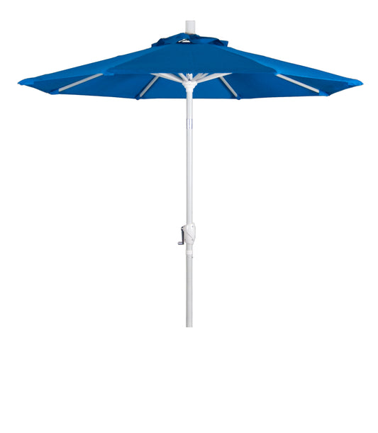 CasaFoyer 7ft California Umbrella - Classic Market Style, Aluminum Frame, Crank-to-Open, Push-to-Tilt, Easy Shade Adjustment, Residential Choice