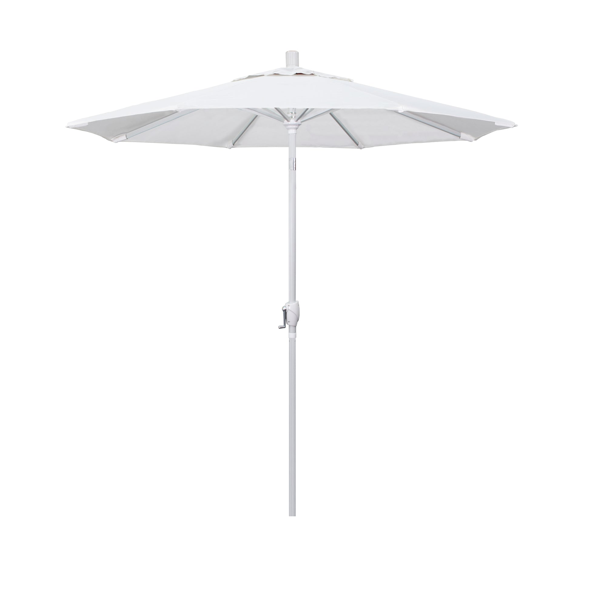 CasaFoyer 7ft California Umbrella - Classic & Elegant Market Style with Crank-to-Open & Push-to-Tilt Design. Durable & Easy to Use for Sun Protection.