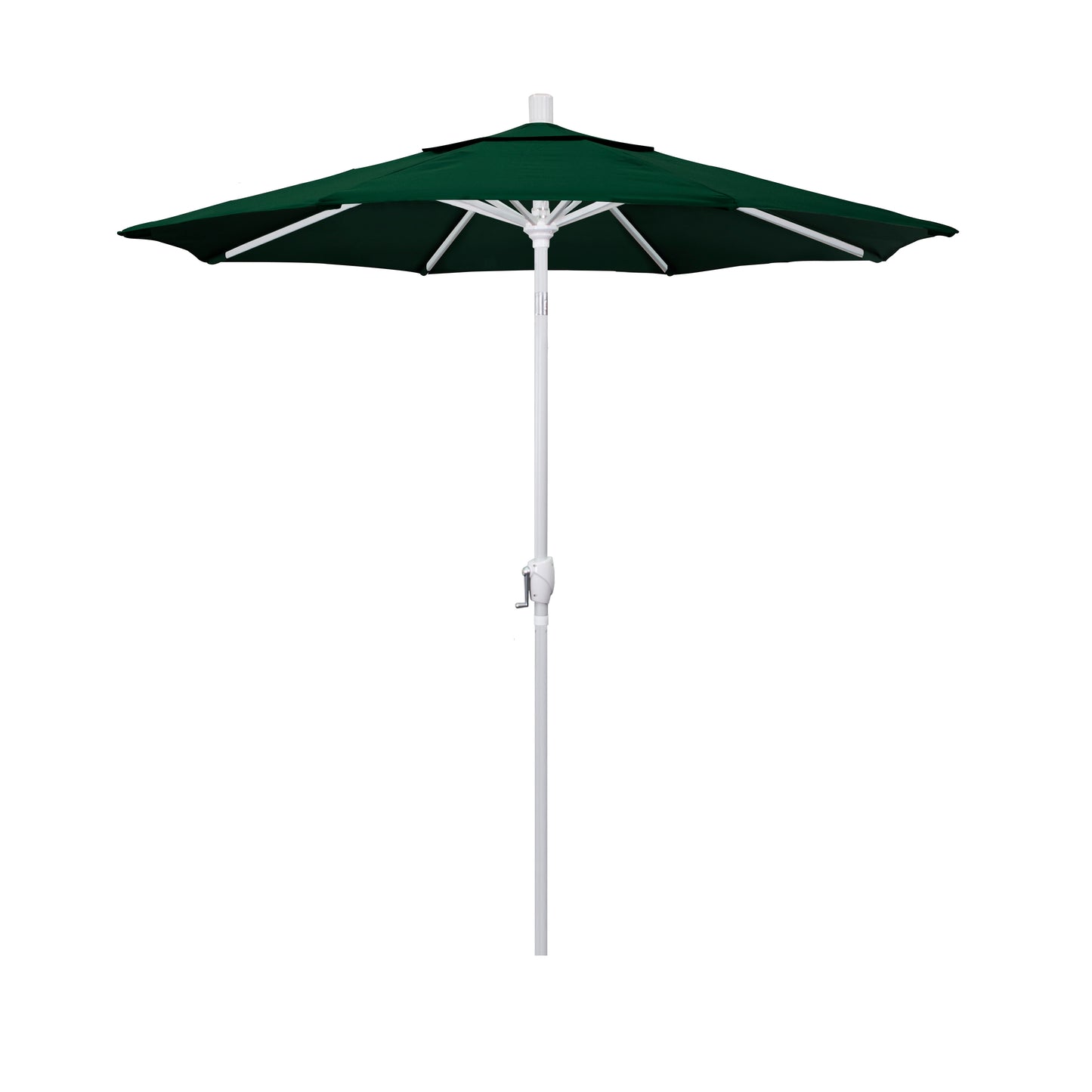 CasaFoyer 7ft California Umbrella - Classic Market Style, Aluminum Frame, Crank-to-Open, Push-to-Tilt, Easy Sun Adjustment, Durable & Stylish