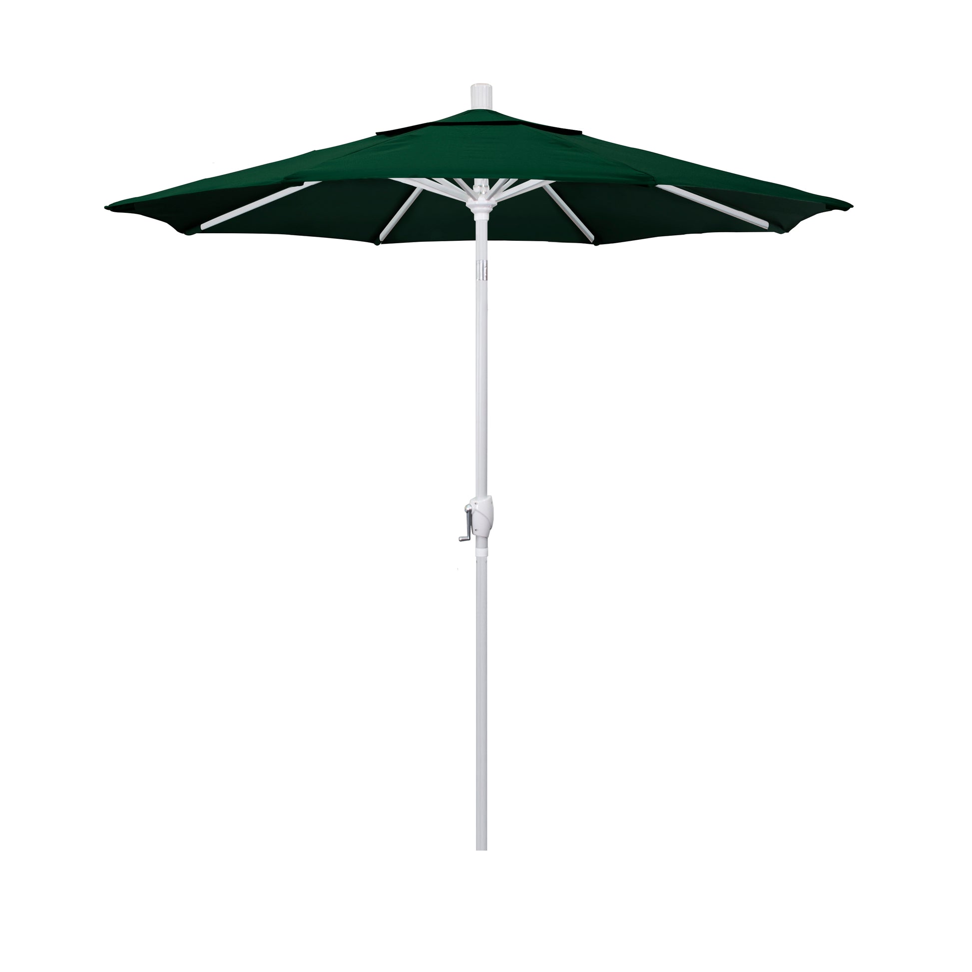 CasaFoyer 7ft California Umbrella - Classic Market Style, Aluminum Frame, Crank-to-Open, Push-to-Tilt, Easy Sun Adjustment, Durable & Stylish