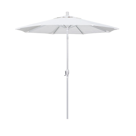 CasaFoyer 7ft California Umbrella Market Style - Aluminum Frame, Crank-to-Open, Push-to-Tilt Design - Elegant and Space-Saving Choice for Residential Owners