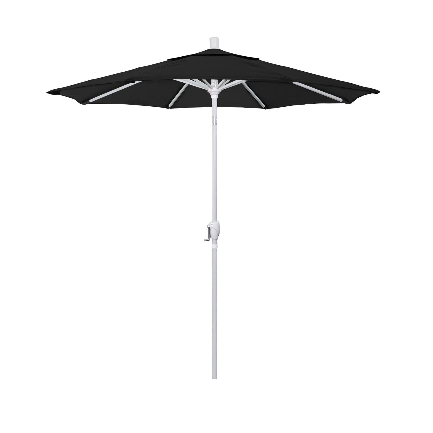 CasaFoyer 7ft California Umbrella Market Style | Aluminum Frame | Crank-to-Open & Push-to-Tilt | Optimal Shade | Stylish Design | Residential Owners