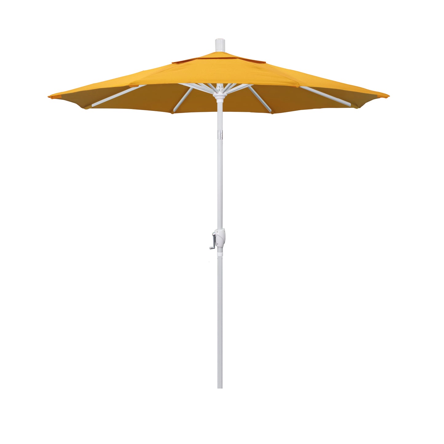 CasaFoyer 7ft California Umbrella - Market Style, Aluminum Frame, Crank-to-Open, Push-to-Tilt, Durable, Easy to Use, Canopy Tilt, Residential Choice