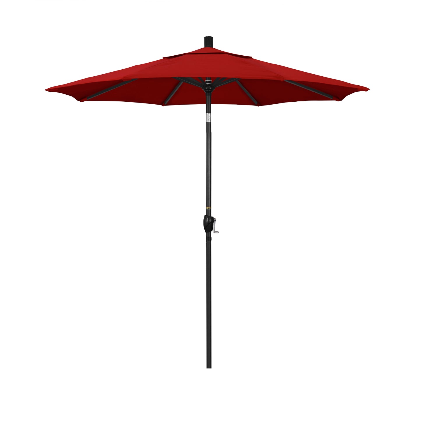 CasaFoyer 7ft California Umbrella - Classic Market Style, Aluminum Frame, Crank-to-Open, Push-to-Tilt, Easy Shade Adjustment, Durable Design