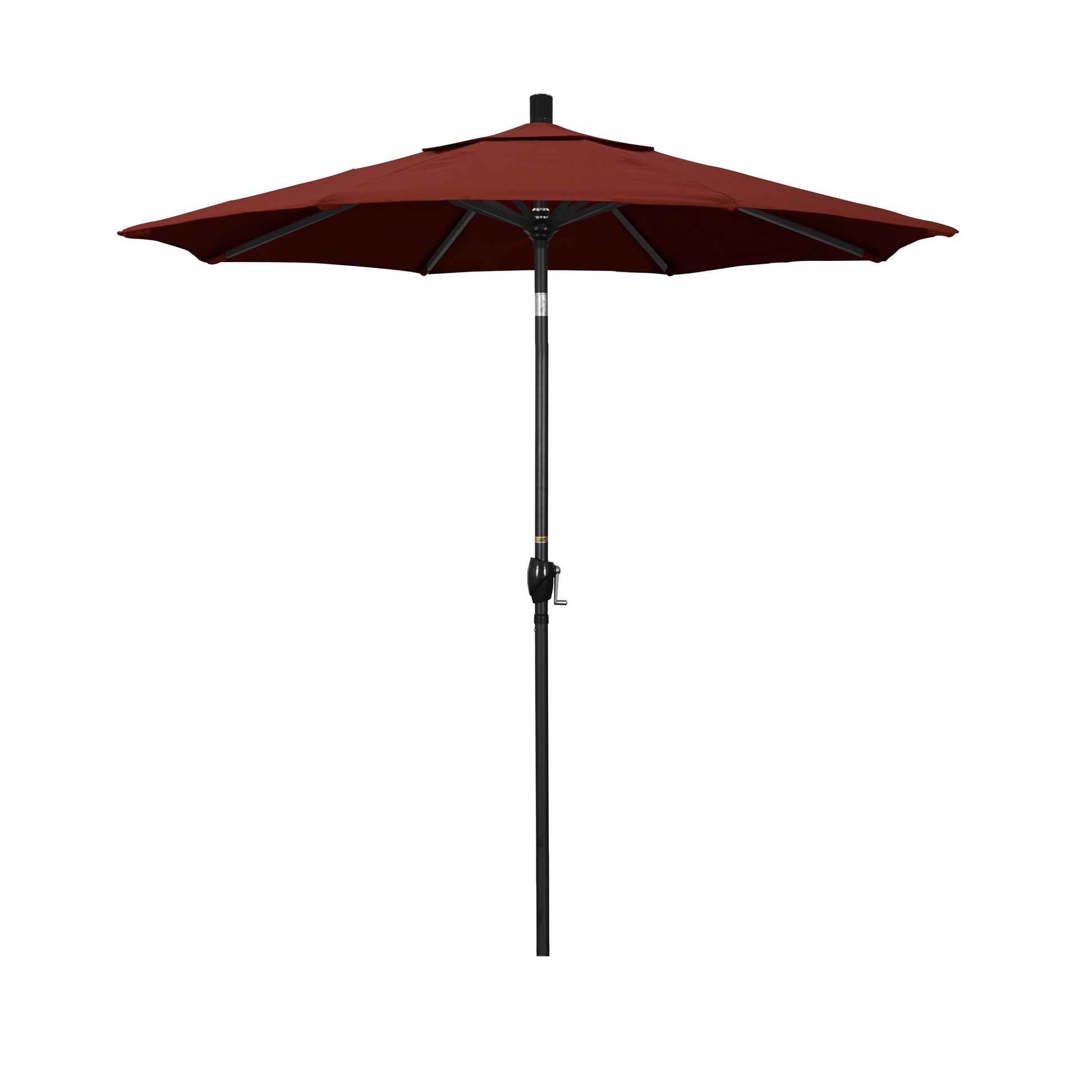 CasaFoyer 7ft California Umbrella - Aluminum Frame, Crank-to-Open, Push-to-Tilt, Easy Sun Adjustment