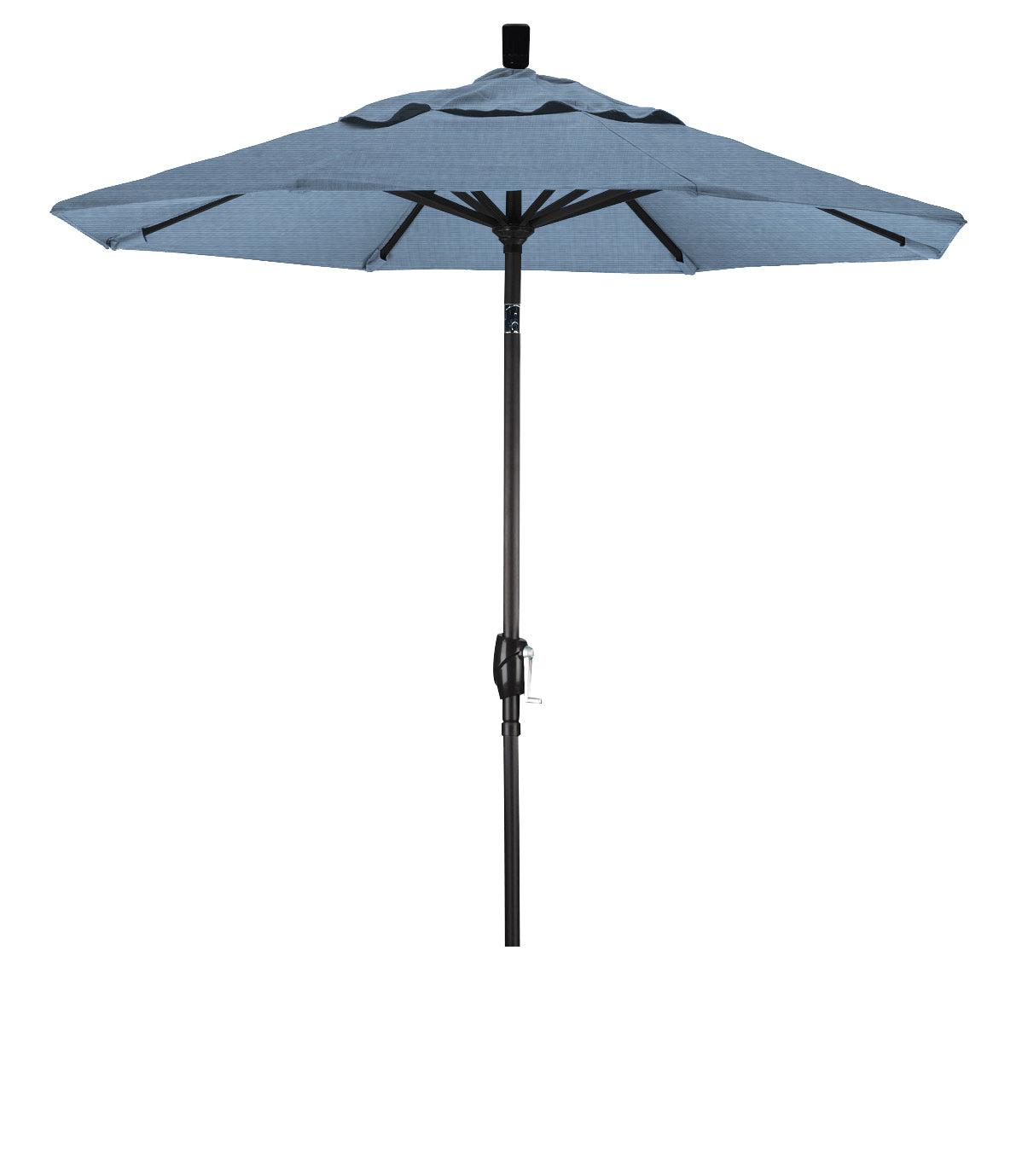 CasaFoyer 7ft California Umbrella - Stylish Design, Crank-to-Open, Push-to-Tilt, Durable Aluminum Frame, Optimal Shade, Residential Use