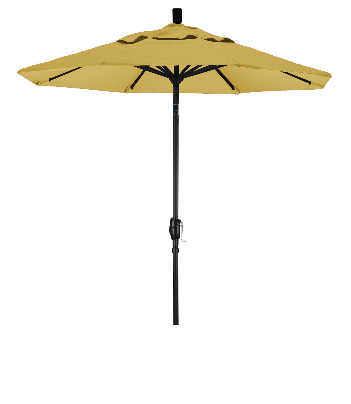 CasaFoyer 7ft California Umbrella - Aluminum Frame, Crank-to-Open, Push-to-Tilt, Maximum Shade, Residential Choice